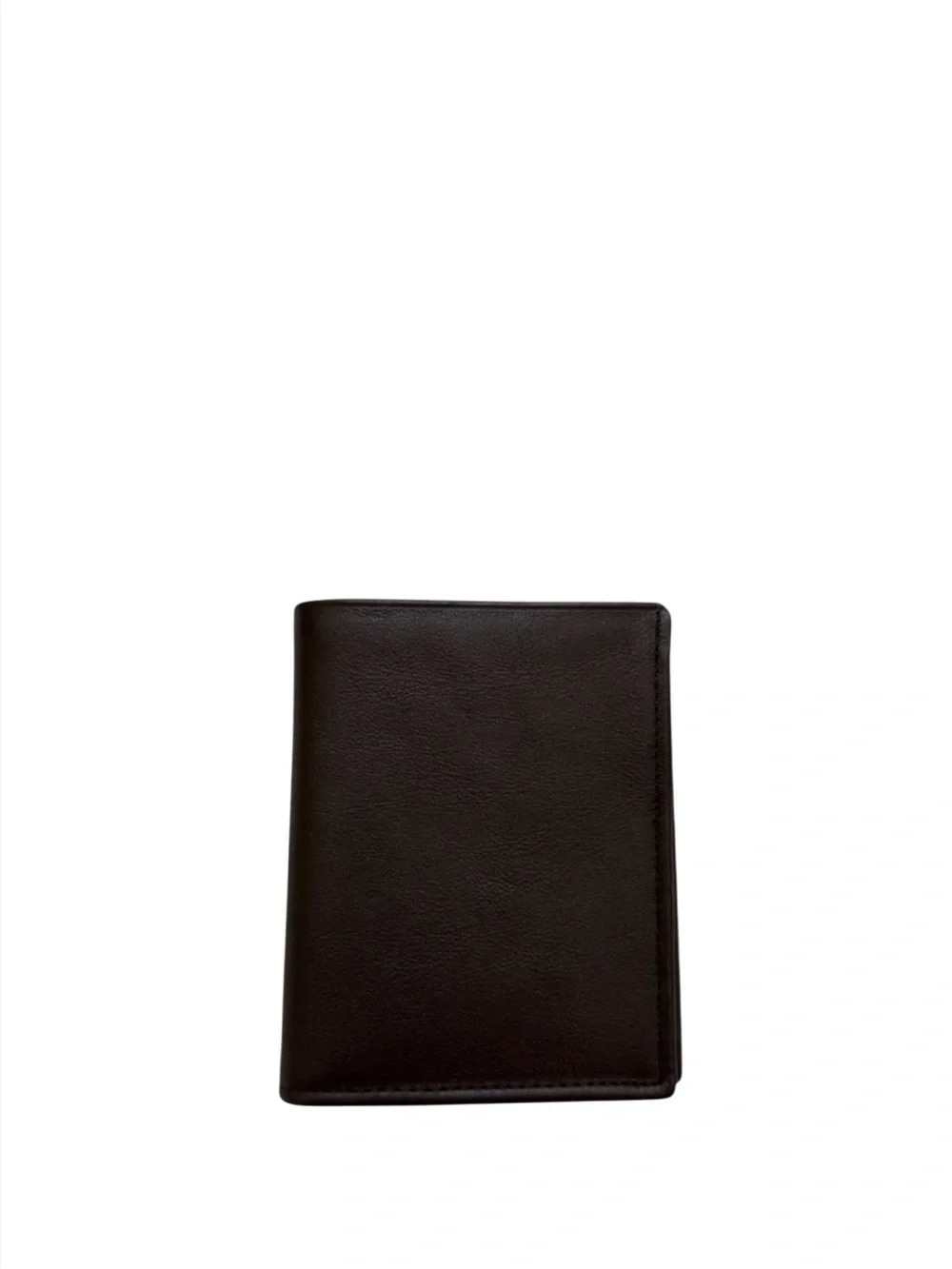 BUXTON - BROWN LEATHER COMPACT BIFOLD WALLET